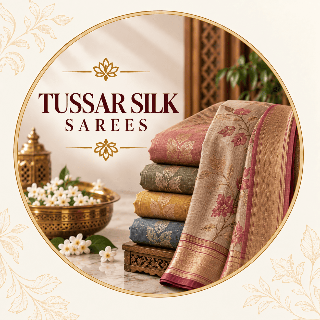 Tussar Silk Sarees