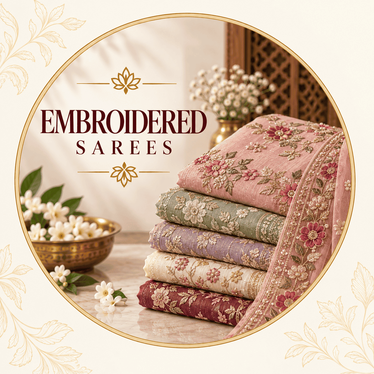 Embroidered Sarees