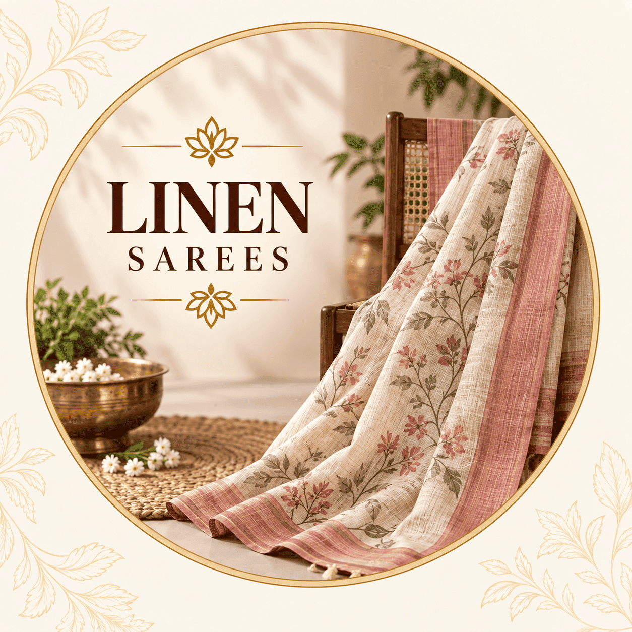 Linen Sarees